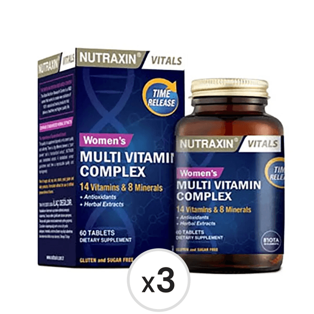 Nutraxin Women's Multivitamin Complex 60 Tablet 2'li Paket