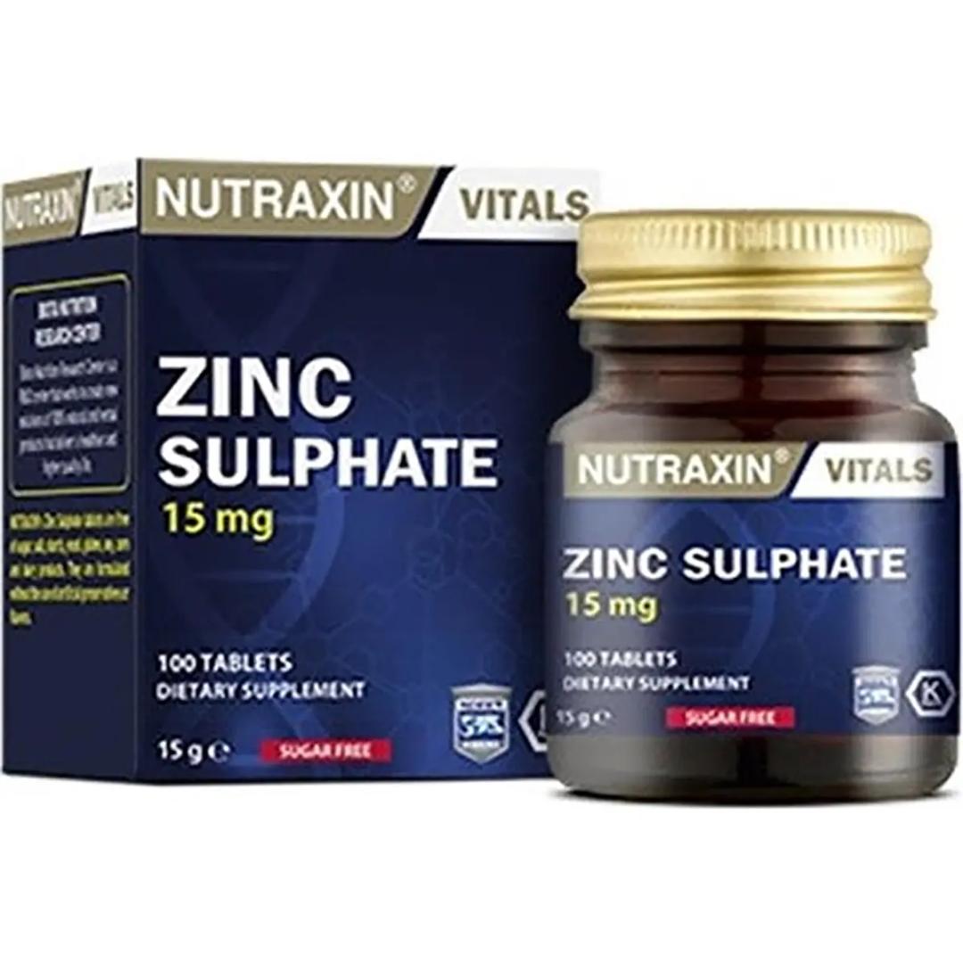 Nutraxin Zinc Sulphate 15 mg 100 Tablet