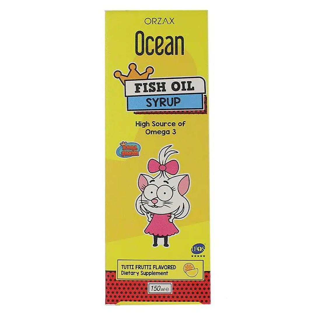 Orzax Ocean Balık Yağı Şurup Tutti Frutti 150 ml