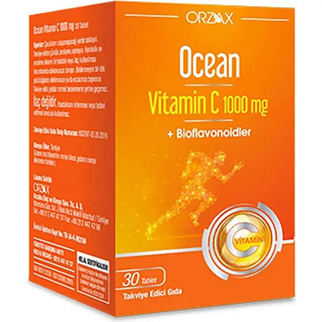 Orzax Ocean Vitamin C 1000 Mg 30 Tablet