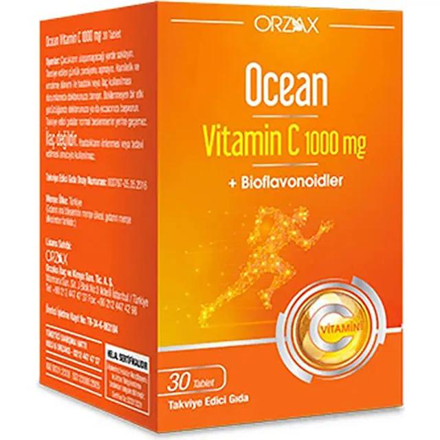 Orzax Ocean Vitamin C 1000 Mg 30 Tablet