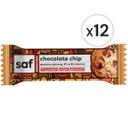 Saf Nutrition Chocolate Chip Energy Bar 50 g 12'li Paket