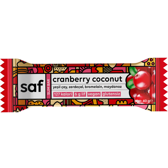 Saf Nutrition Cranberry Coconut Slim Bar 40 g