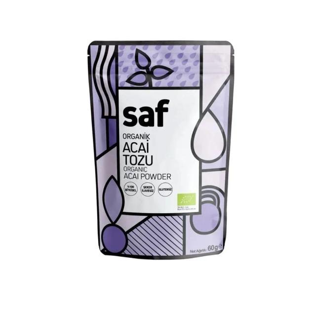 Saf Nutrition Organik Açai Tozu 60 g