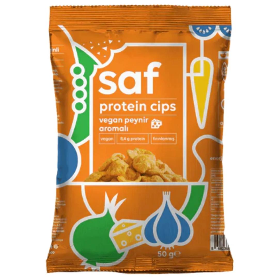 Saf Nutrition Vegan Peynir Aromalı Protein Cips 50 g