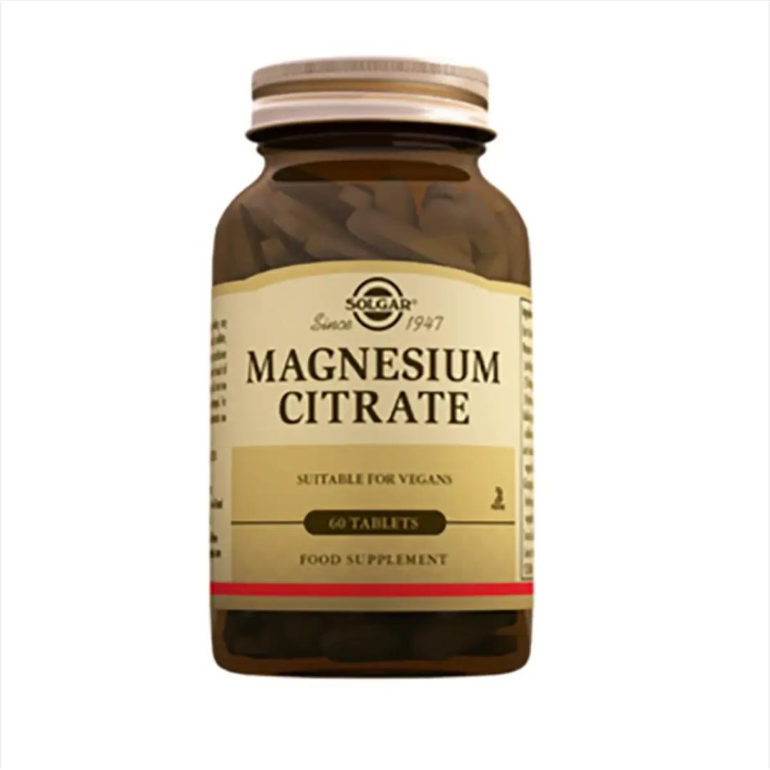 Solgar Magnesium Citrate 200 mg 60 Tablet