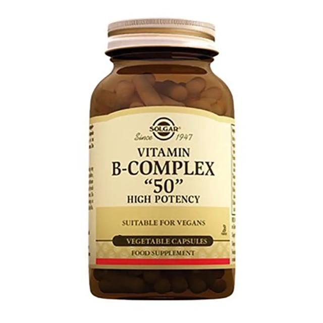 Solgar Vitamin B-Complex "50" 100 Kapsül