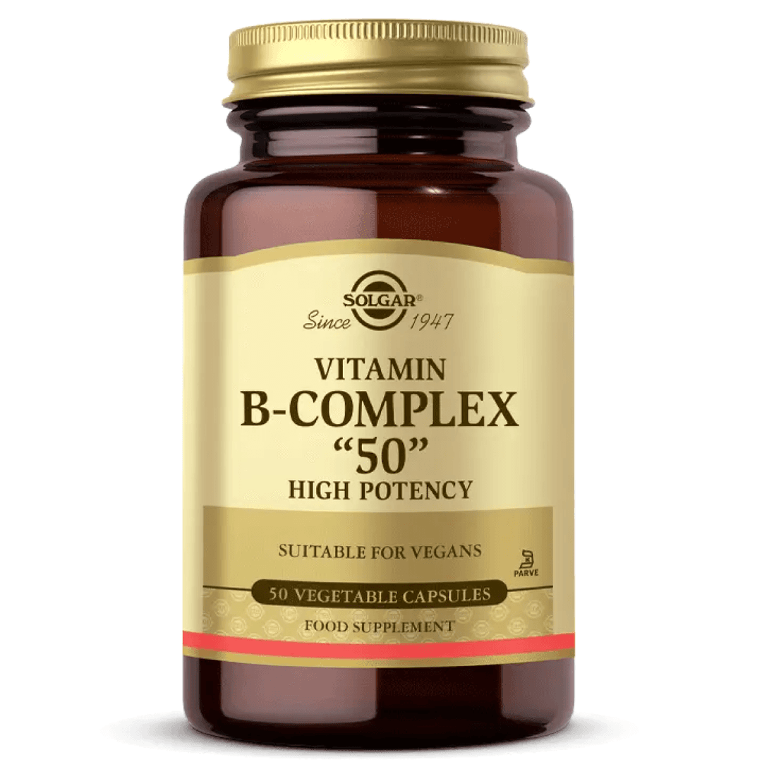 Solgar Vitamin B-Complex "50" 100 Kapsül