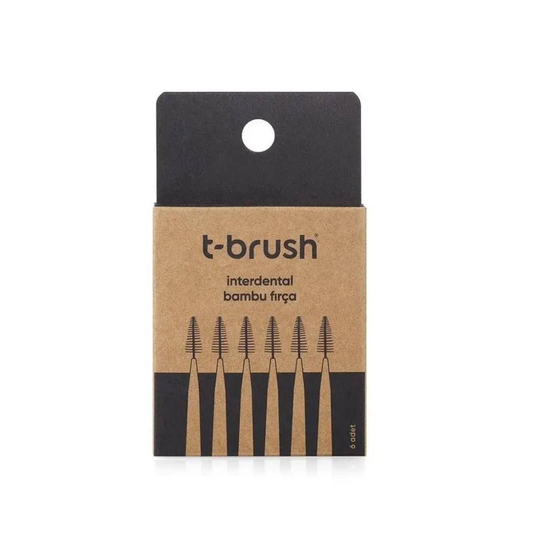 T-Brush Interdantel Bambu 6'lı Arayüz Fırçası