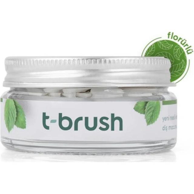 T-Brush Nane Aromalı Florürlü Diş Macunu Tableti 90 Adet