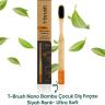 T-Brush Nano Ultra Soft Çocuk Diş Fırçası - Siyah