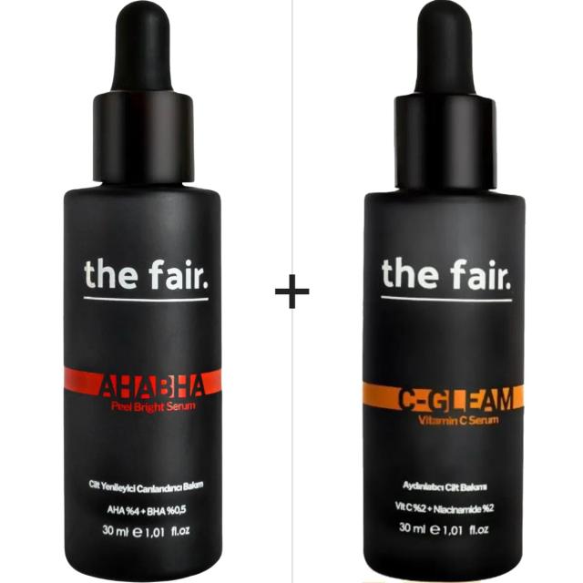 the fair. AHABHA Serum 30 ml & C Vitamini Serum 30 ml