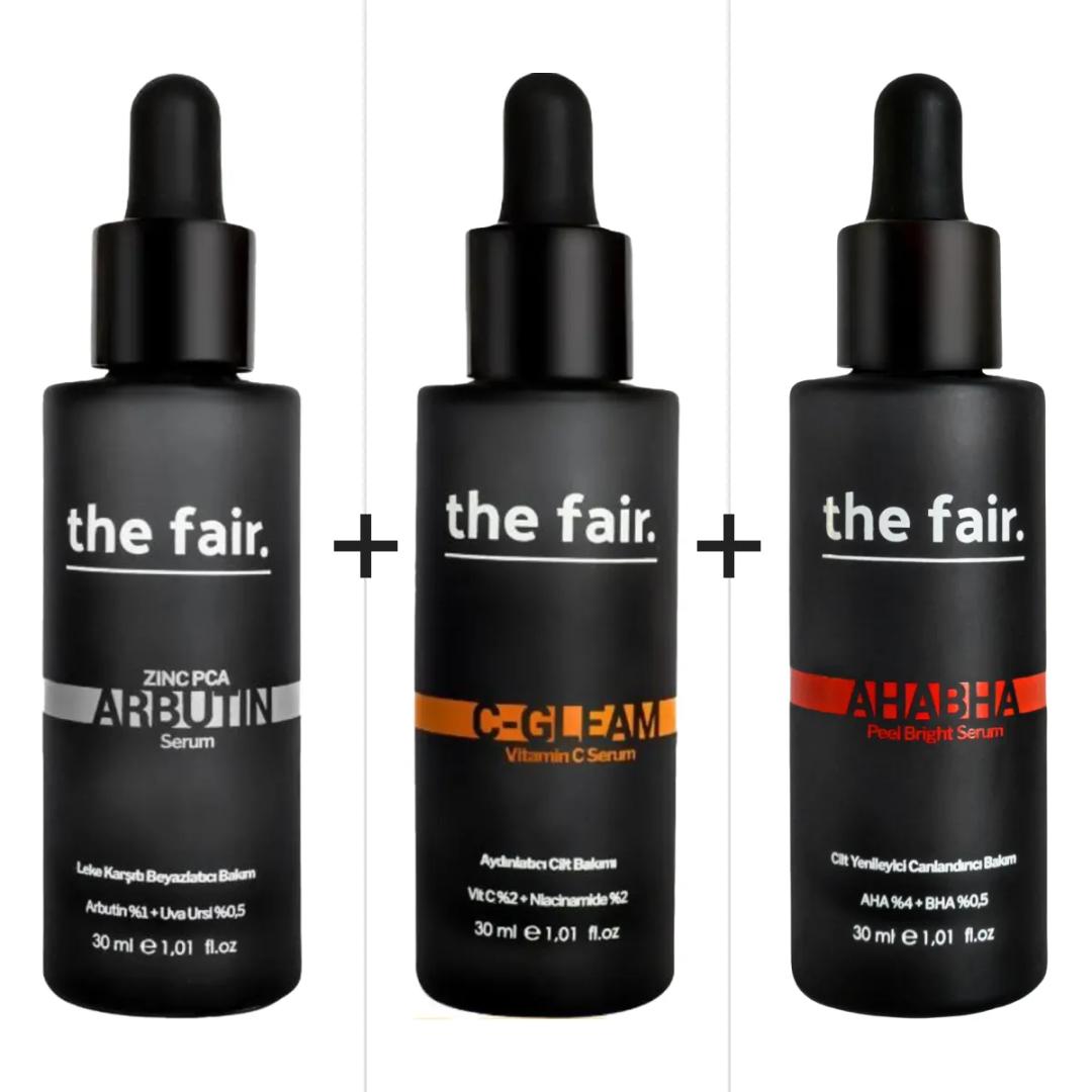 the fair. Arbutin Serum 30 ml & C Vitamini Serum 30 ml & AHABHA Serum 30 ml