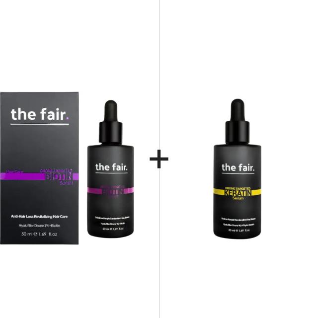 the fair. Keratin Saç Serumu 50 ml & Biotin Saç Serumu 50 ml