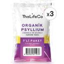 TheLifeCo Organik Psyllium Karnıyarık Otu Limonlu ve Çilekli İçecek Tozu 6 g x 7 Saşe 3'lü Paket