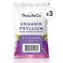 TheLifeCo Organik Psyllium Karnıyarık Otu İçecek Tozu 4 g x 7 Saşe 2'li Paket