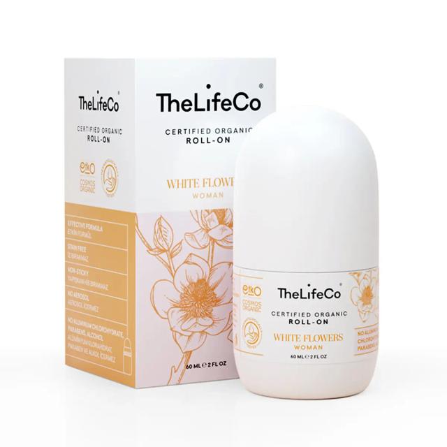 TheLifeCo Organik Roll-on Deodorant White Flowers Woman 60 ml