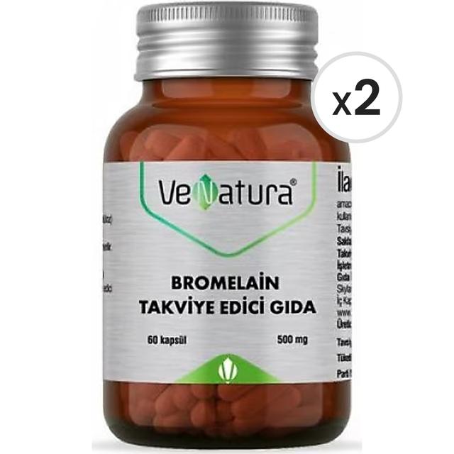 VeNatura Bromelain 60 Kapsül 2'li Paket