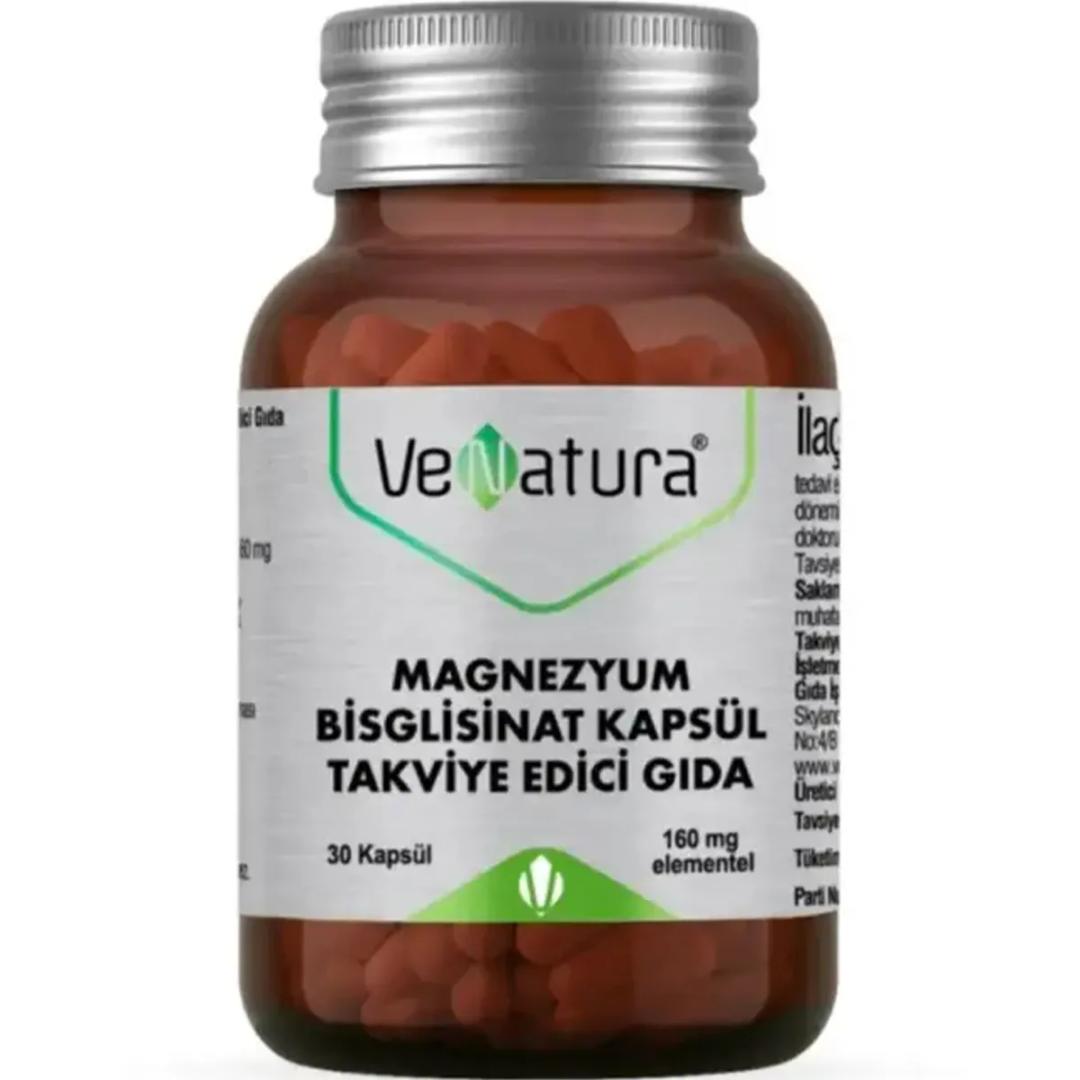 VeNatura Magnezyum Bisglisinat 160 mg 30 Kapsül