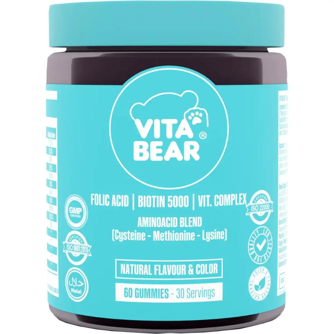 Vita Bear Strong Hair Gummy Saç Vitamini 60 Adet