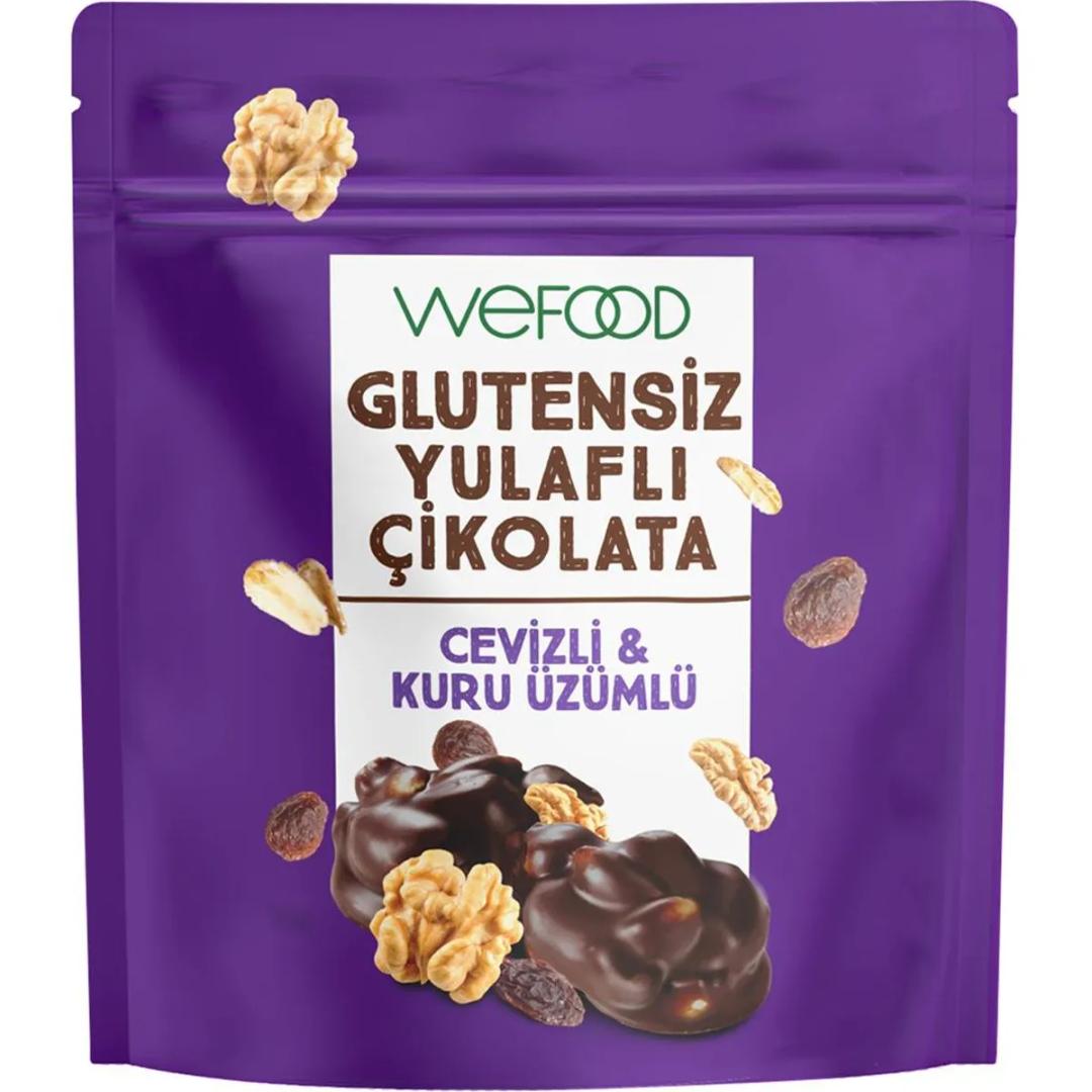 Wefood Glutensiz Yulaflı & Cevizli Çikolata 50 g