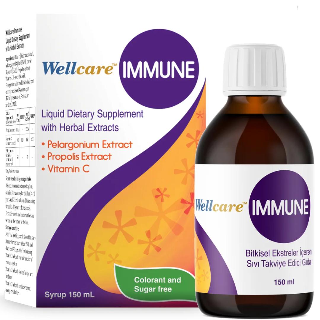 Wellcare Immune 150 ml Şurup