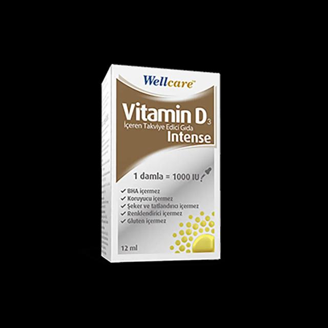 Wellcare Vitamin D3 Intense 1000 IU 12 ml Damla