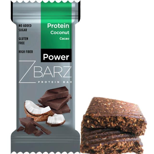 Zbarz Power Protein Hindistan Cevizi ve Kakaolu Bar 35 g