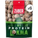 Züber Hi Protein Lokma Vegan Fıstık Ezmeli 84 g 6'lı Paket
