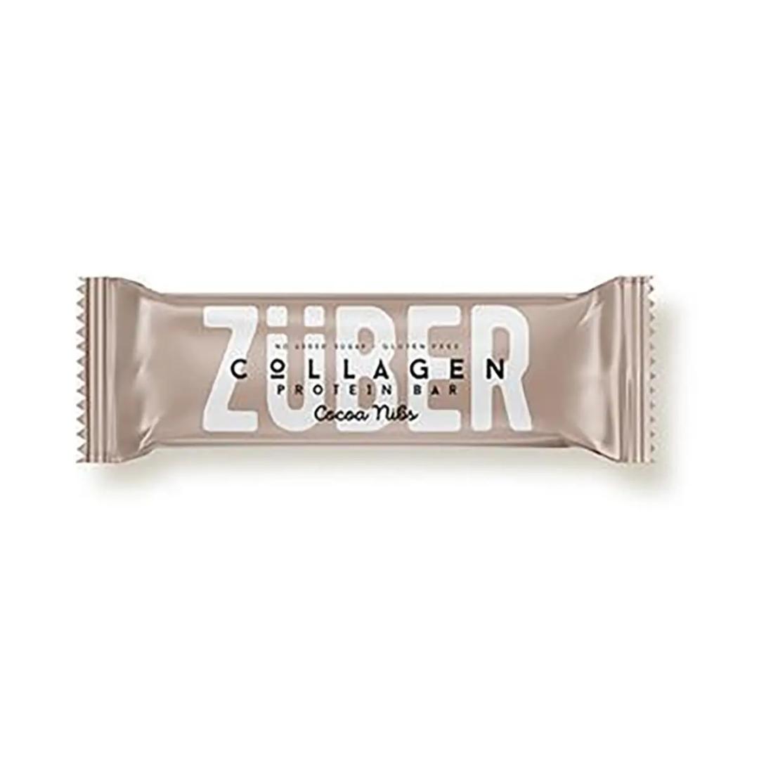 Züber Kakao Çekirdekli Kolajen Protein Bar 35 g