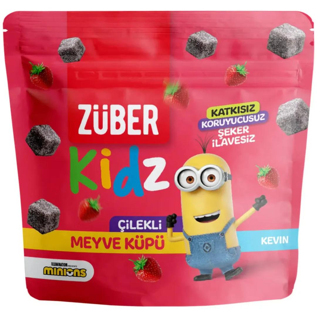 Züber Kidz Çilekli Meyve Küpü 49 g