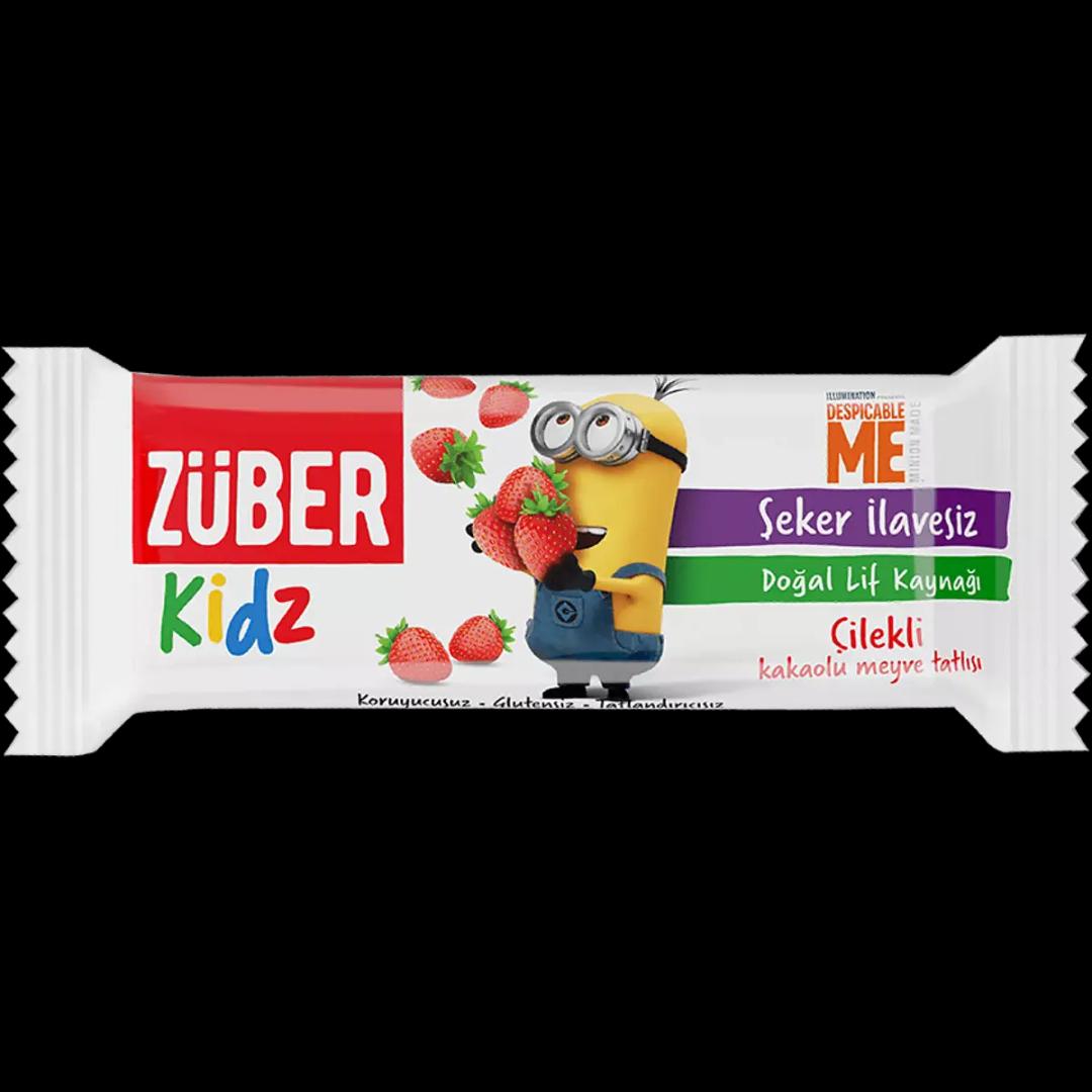 Züber Kidz Çilekli ve Kakaolu Meyve Bar 30 g