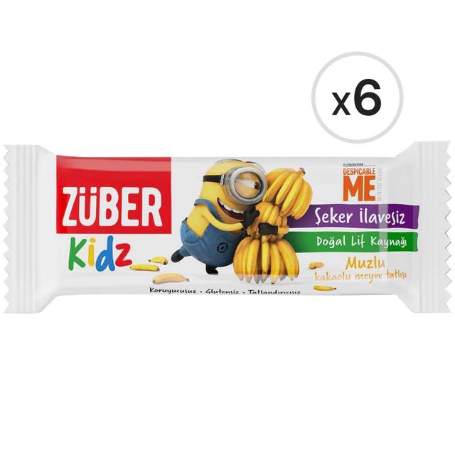 Züber Kidz Muzlu ve Kakaolu Meyve Bar 30 g 6'lı Paket